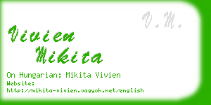 vivien mikita business card